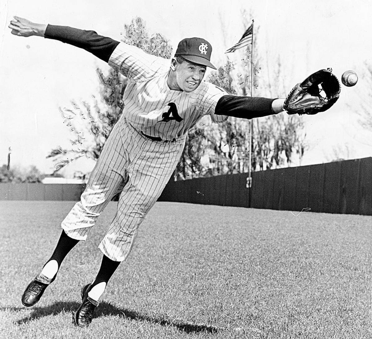 Springfield native Jerry Lumpe played for the As during 1959-63, including his best offensive year in 1962.