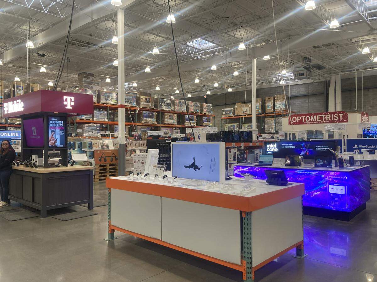 Food choices would expand should the Midtown Costco in Kansas City become a Costco Business Center, but departments such as electronics would likely disappear.
