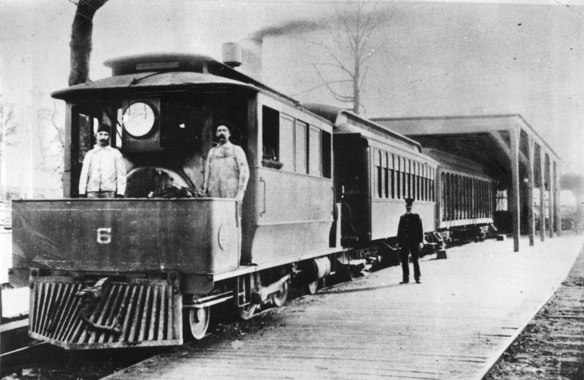 The Kansas City & Independence rapid transit railway, with its six small steam engines, provided street car service between Kansas City and Independence for 10 years near the end of the 19th century. The engines, made by Baldwin of Philadelphia, were encased with street car tops to avoid frightening horses.They were similar to those used on Pike’s peak in Colorado. The line, one of Willard Winner’s promotions, was built in 1886 on the present Winner road, which was a private right of way at the time. Later Winner allowed the city to use part of the right of way for a road and received tax concessions for his generosity.