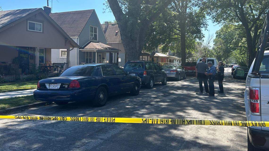 Kansas City police investigated a homicide Saturday, Sept. 2, 2023, in the 300 block of Drury Avenue.