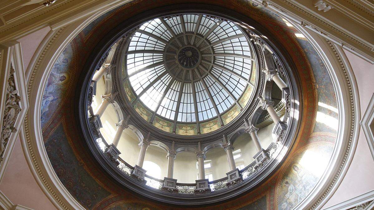 The dome of the Kansas State House in Topeka