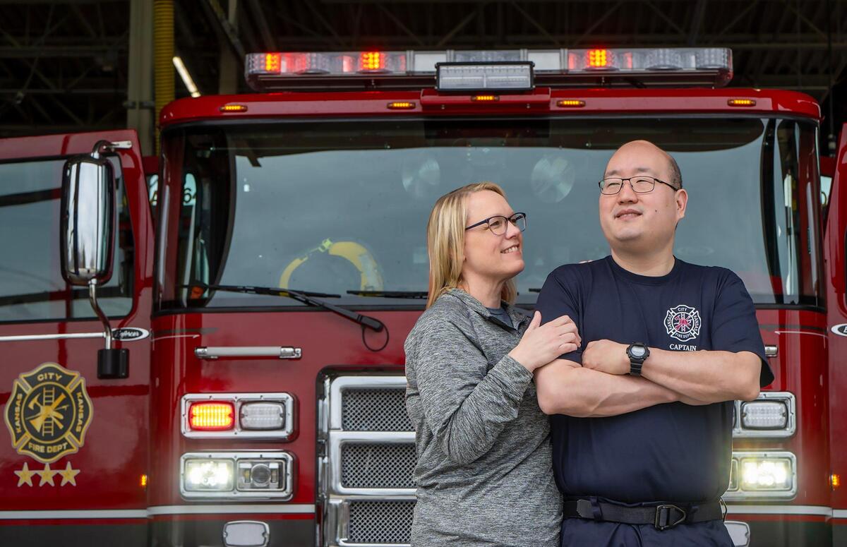 A phone call on their third date in March 2020 abruptly changed the course of Kristy Tsen and Capt. Karl Tsen’s early relationship.