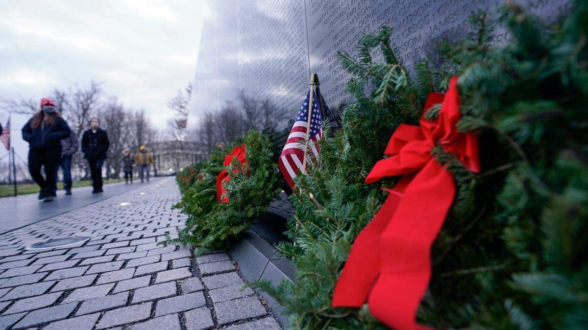 Wreaths Across America’s decorations are not exclusively Christian symbols.