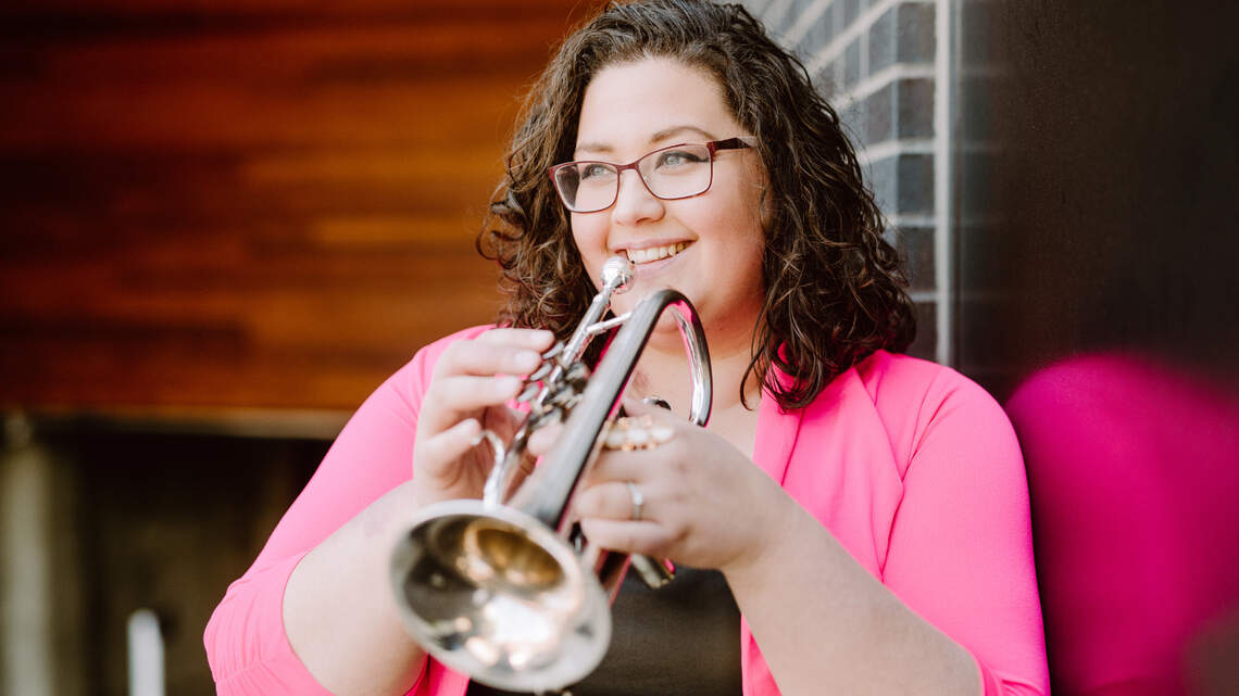 Her KC brass band has won many awards. But this player draws international acclaim