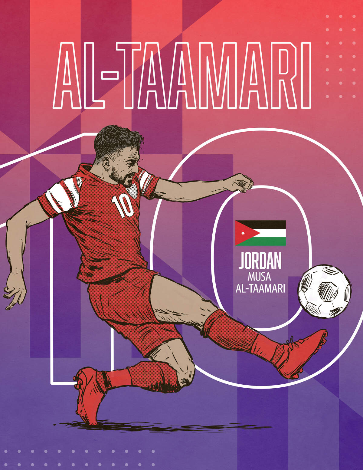Jordan forward Musa Al-Taamari
