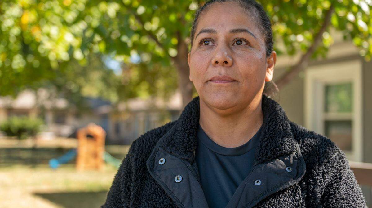 Ivonne Gutierrez, owner of Genesis Child Care and Home, says she is concerned about the air quality surrounding her daycare business in Kansas City, Kansas’ Armourdale neighborhood.
