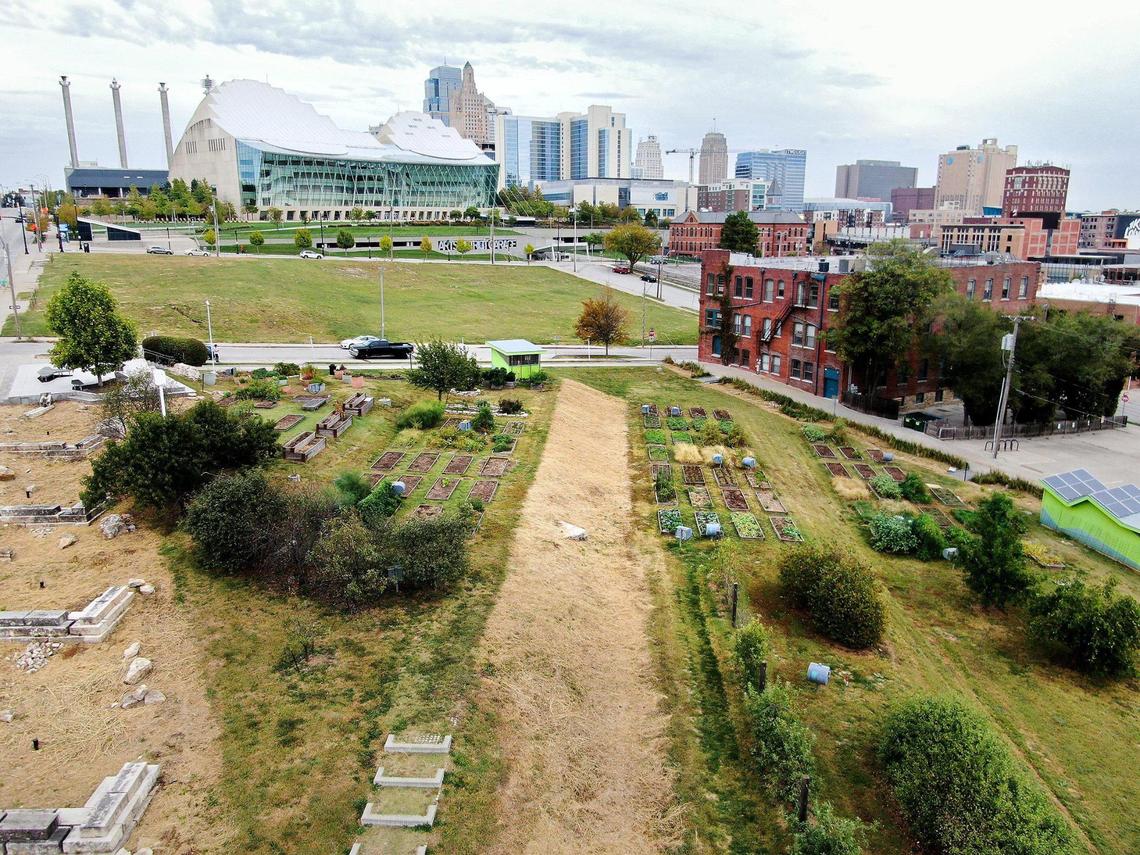 This area near 17th and Broadway could provide space for a new stadium.