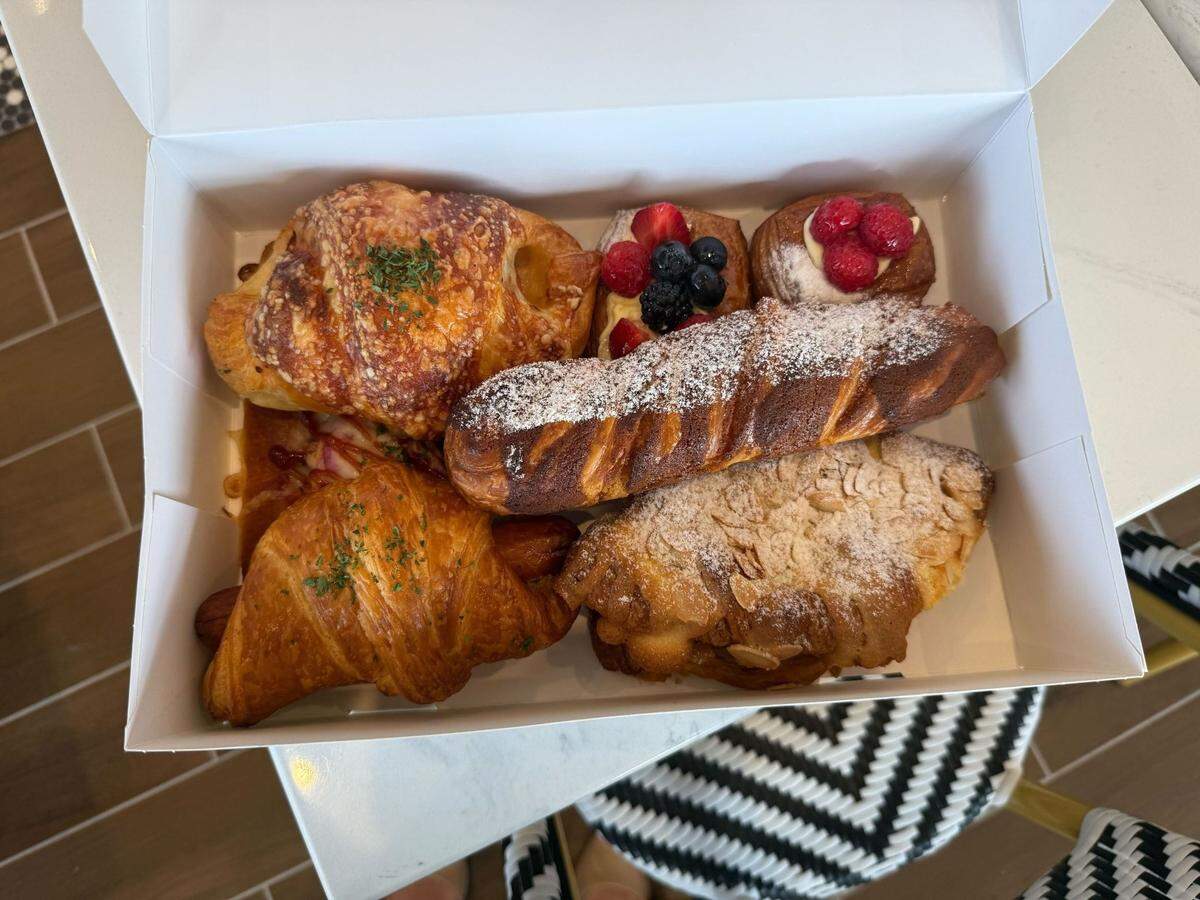 Paris Baguette makes its pastries fresh daily.
