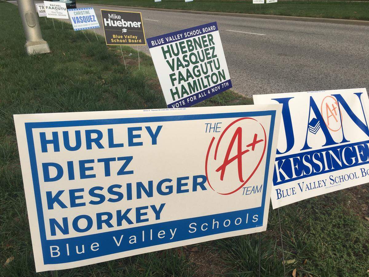 Blue Valley school board candidates ran in two distinct slates, with differing views on curriculum and diversity initiatives.