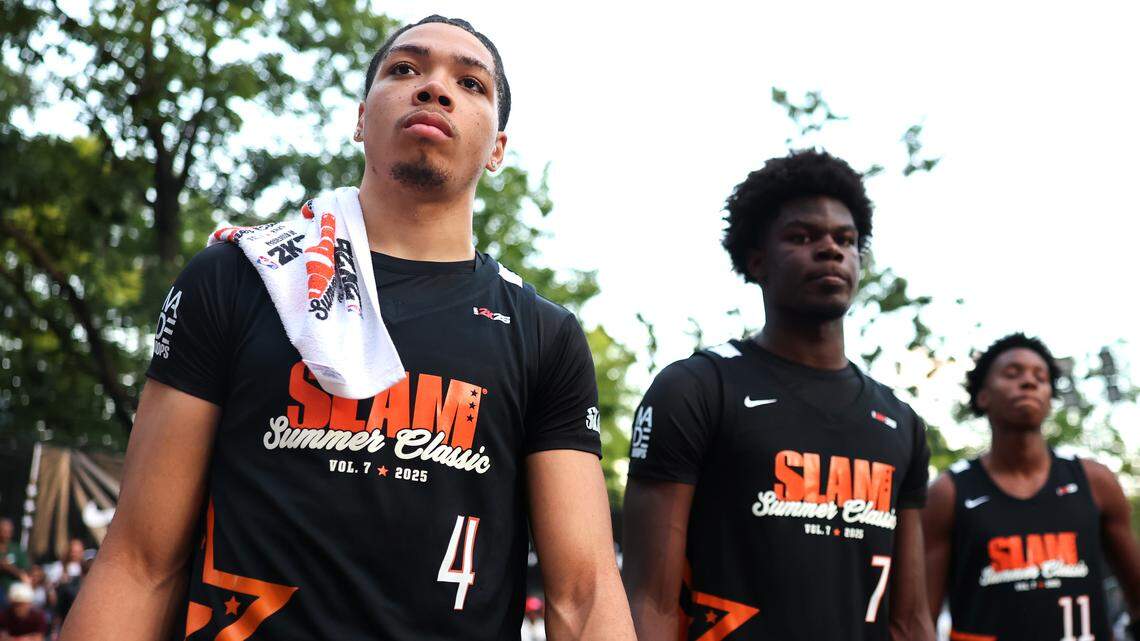 KU hoops target Tyran Stokes talks recruitment, earns MVP at Jordan Brand Classic