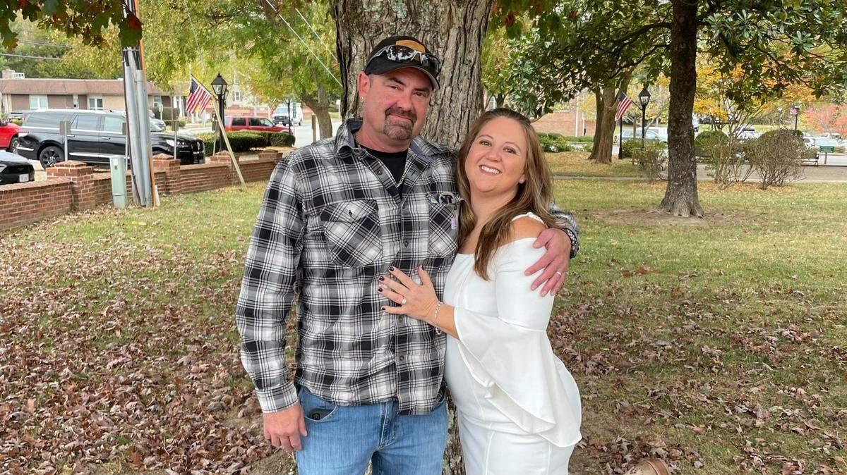 Robert Prewitt and his wife, Belinda.