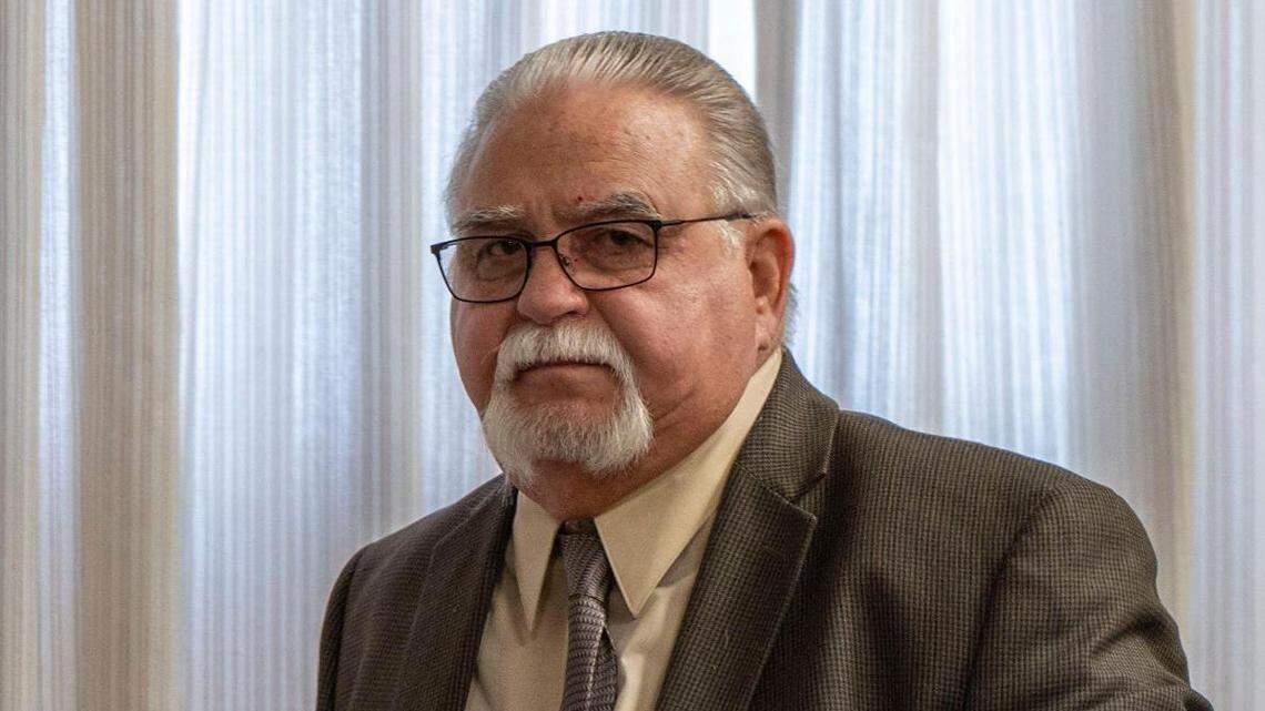 Former Kansas City, Kansas, police detective Roger Golubski testified Oct. 24, 2022, at the Wyandotte County courthouse during a hearing for two prisoners who claim they are innocent of a 1997 murder.