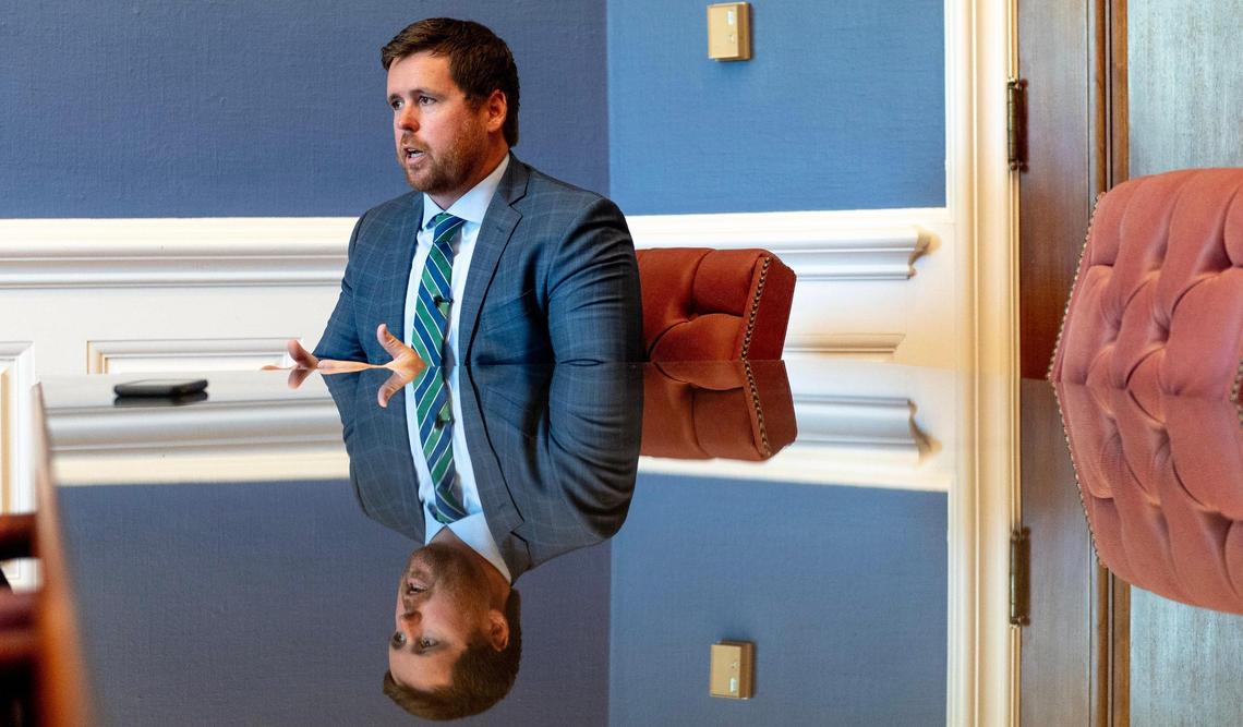 Missouri State Auditor Scott Fitzpatrick. Fitzpatrick released the preliminary findings of his audit of the Jackson County Assessment Department on Monday.