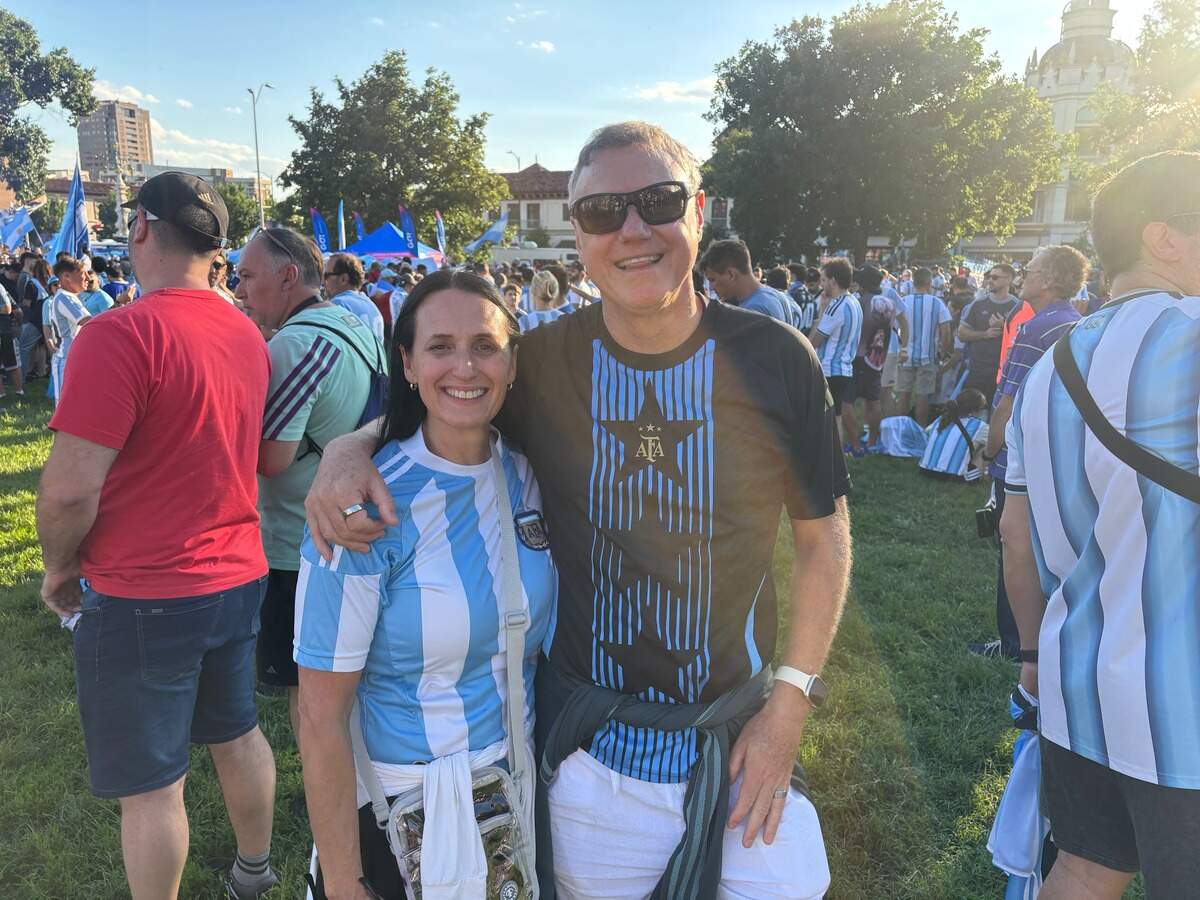 Javier Krumm and his wife, Heidi, traveled to Kansas City from Los Angeles, but he lived in Argentina until he was 29. They’re in KC for the 2026 FIFA World Cup.