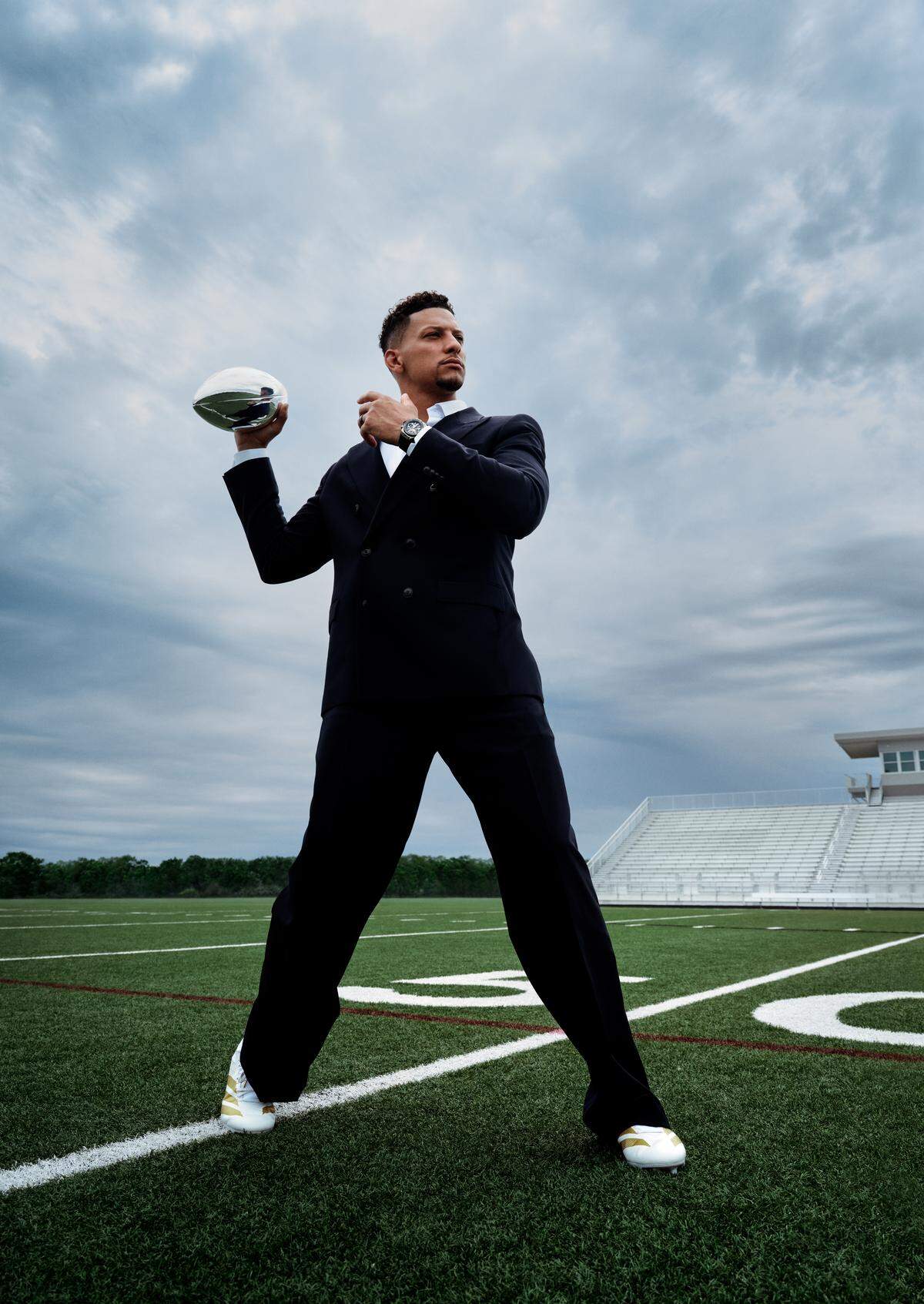 New Hublot brand ambassador Patrick Mahomes.