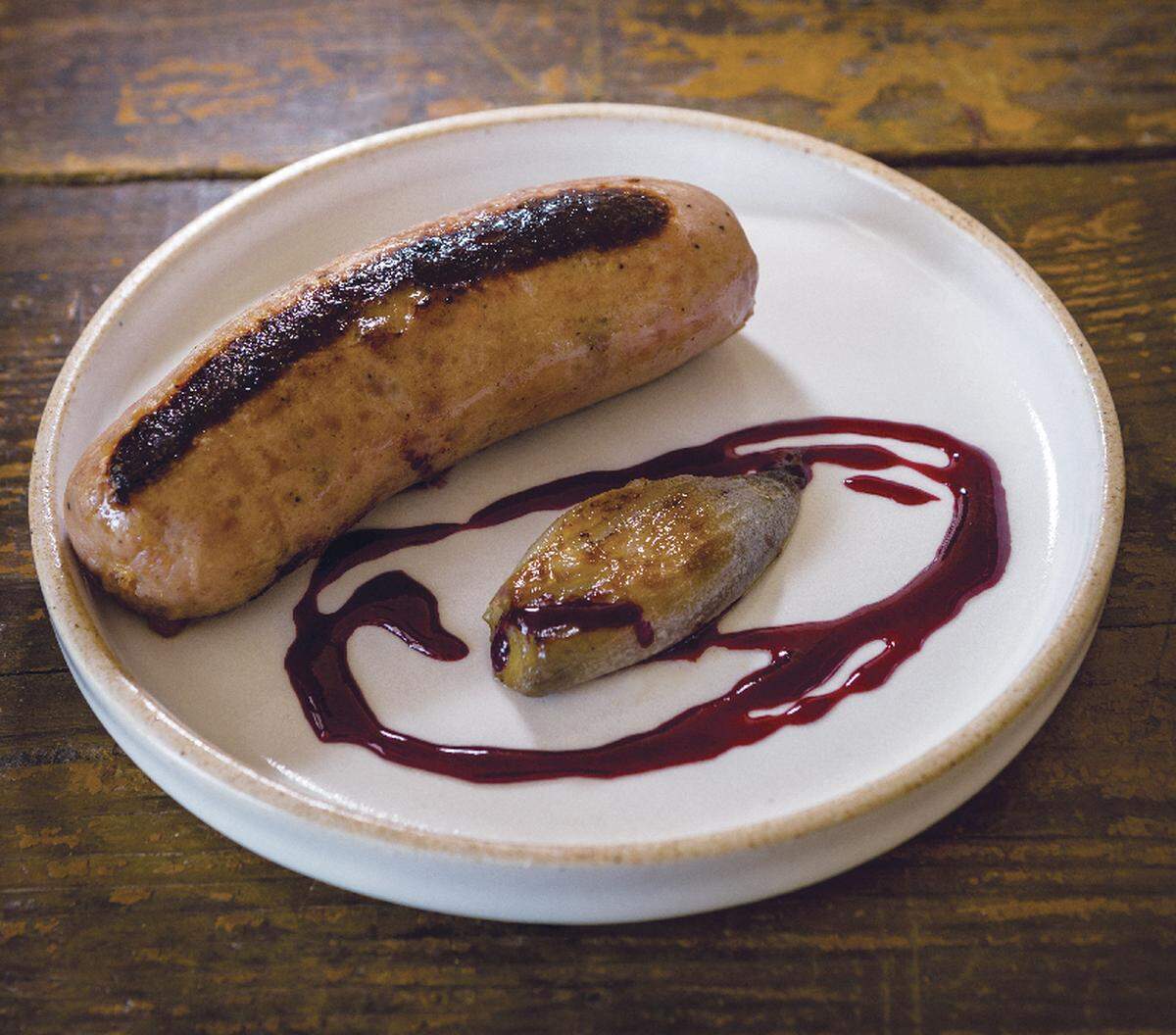Foie gras sausage is on the small plates menu at Fox and Pearl.