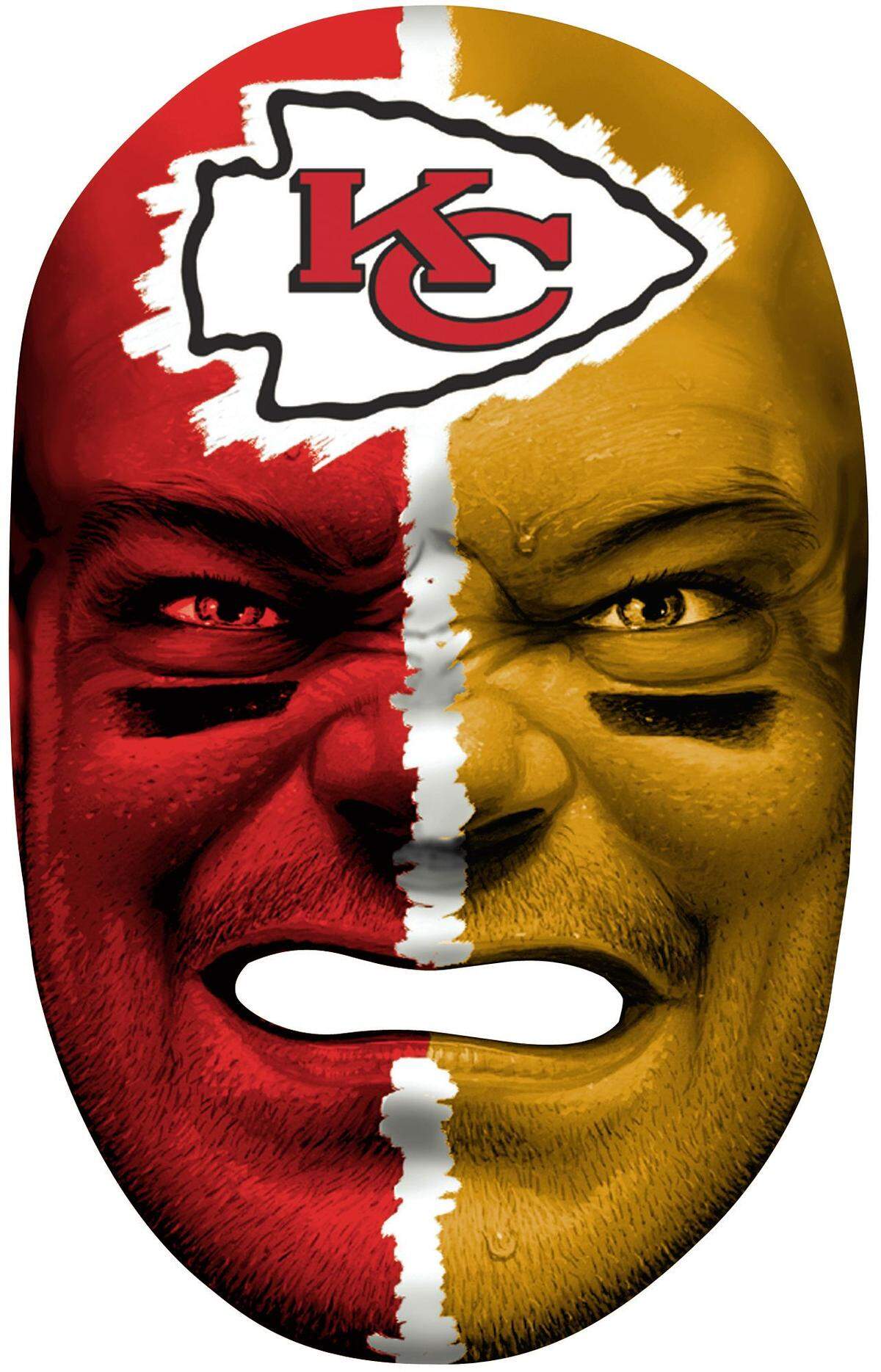 Party City is offering a variety of  Chiefs-themed merchandise including masks, balloons, and plates, table covers, cups and napkins..
