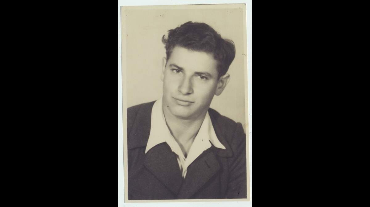 Jack Mandelbaum in Germany in 1945, when he was 18 years old.