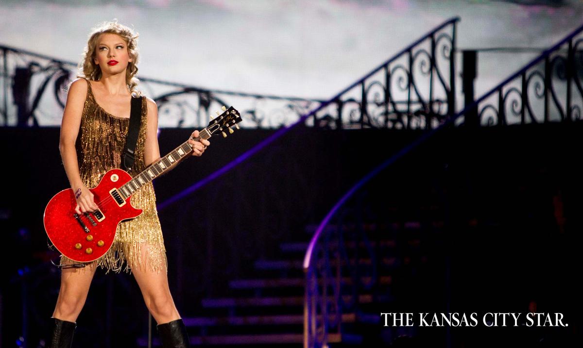 Taylor Swift performed during her Speak Now World Tour show at Arrowhead Stadium on Sept. 24, 2011.