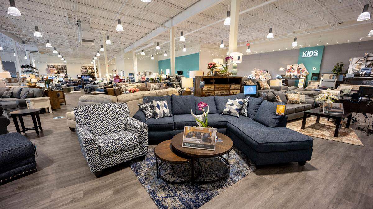 Bob’s Discount Furniture recently opened a store in Ann Arbor, Michigan, one of 15 opening in 2021.