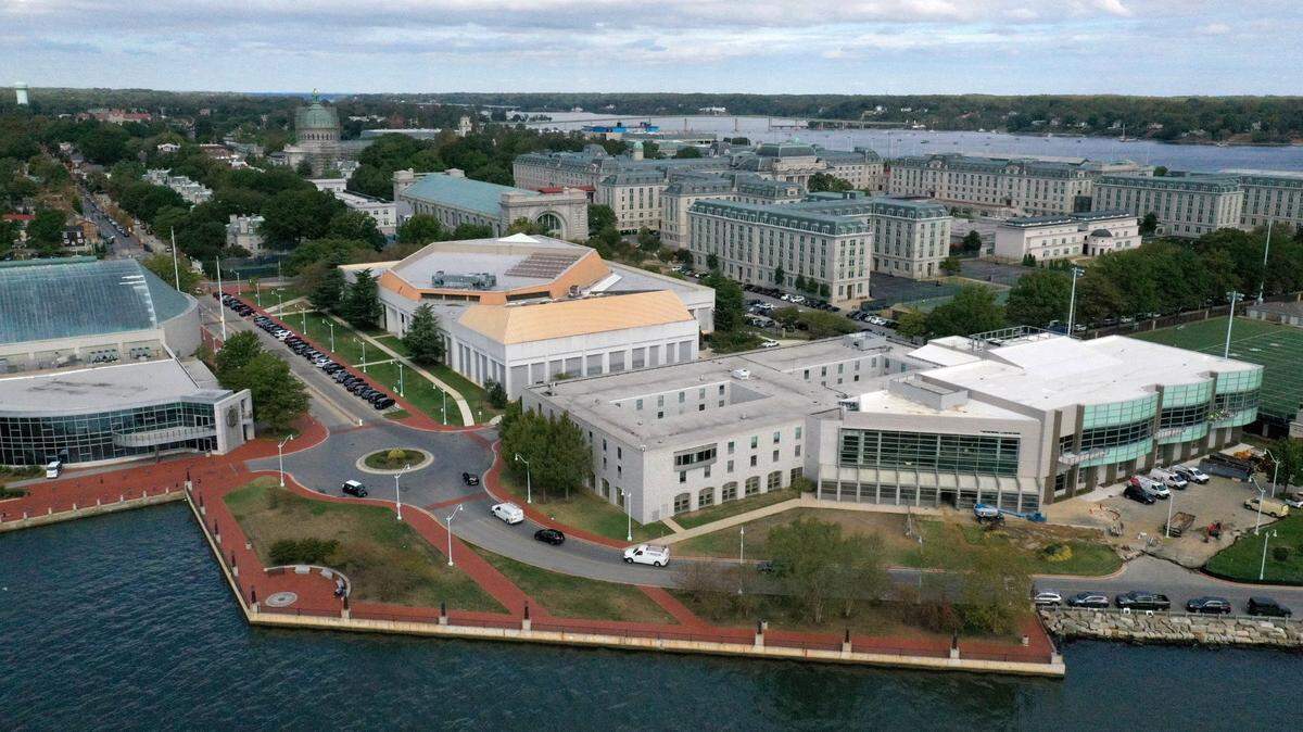 The U.S. Naval Academy campus in Annapolis, Maryland.