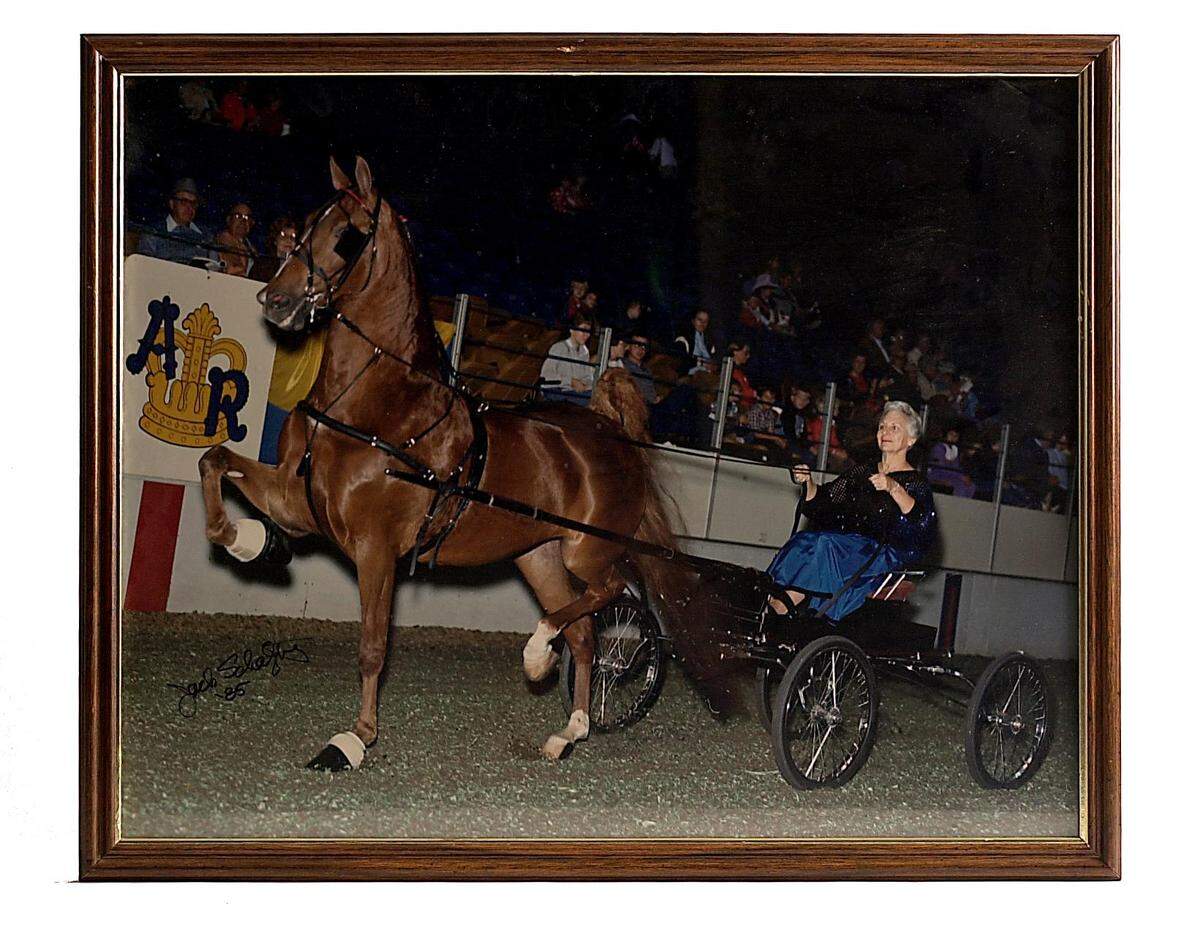 Longtime women’s basketball player and coach Alberta Cox participated in the American Royal for decades.