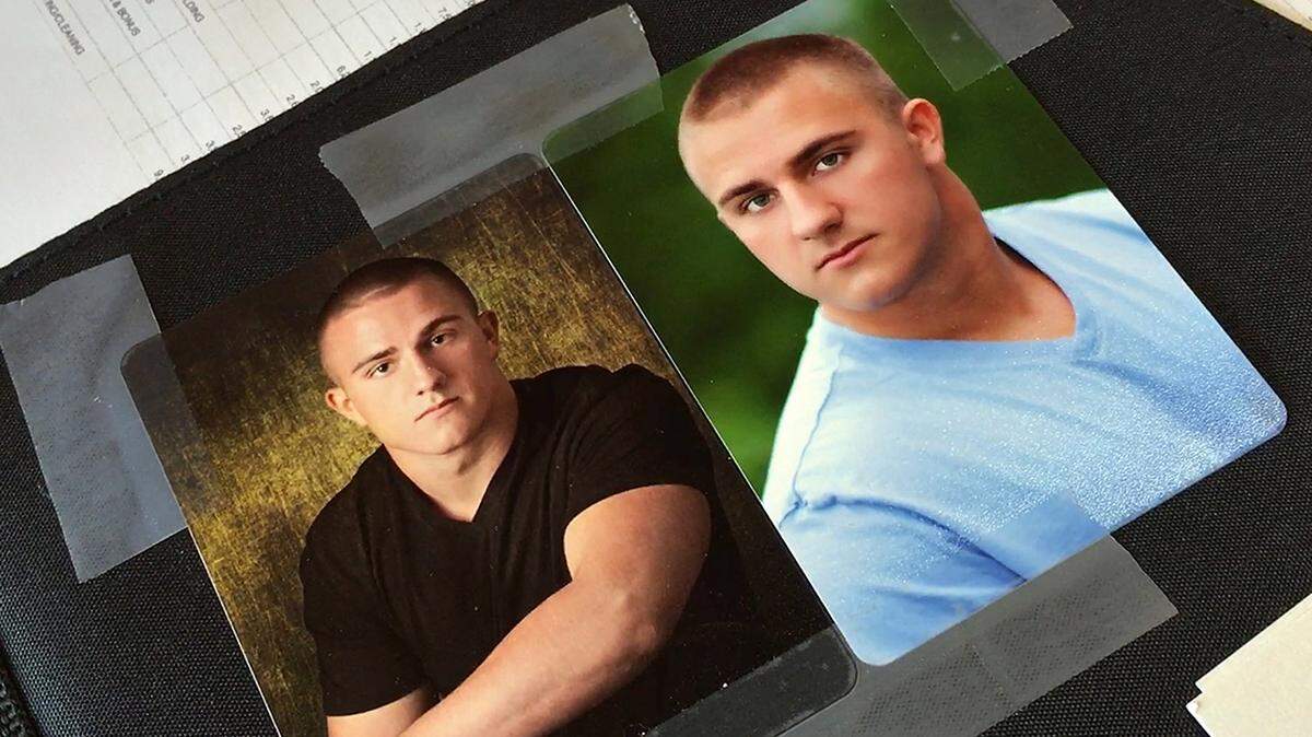 Craig Ellingson kept pictures of his son Brandon Ellingson in a folder with papers from his battle with the Missouri Highway Patrol and trooper Anthony Piercy over the drowning death of Brandon while in Piercy’s custody in 2014.