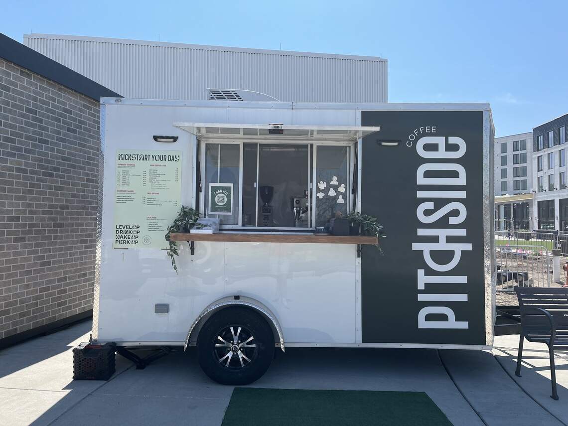 Pitchside Coffee opens Riverfront trailer ahead of Crossroads move