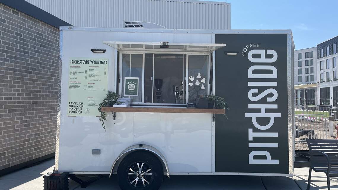 Pitchside Coffee opens Riverfront trailer ahead of Crossroads move