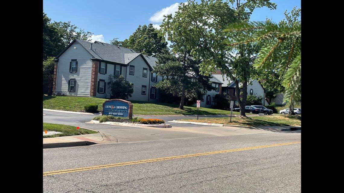 A Grandview man was killed around 3 a.m. Sunday in an officer-involved shooting at a Lenexa apartment complex.