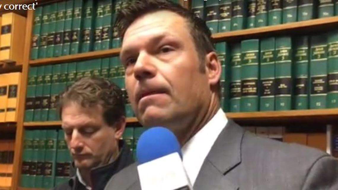 Kansas Secretary of State Kris Kobach