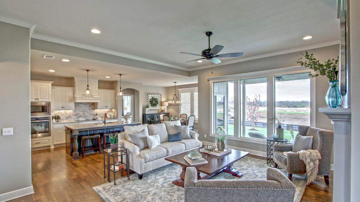 Visit Brookwood Farms during the Fall Parade of Homes and tour a stunning model row, which includes a Birmingham II by Providence Homes (pictured).