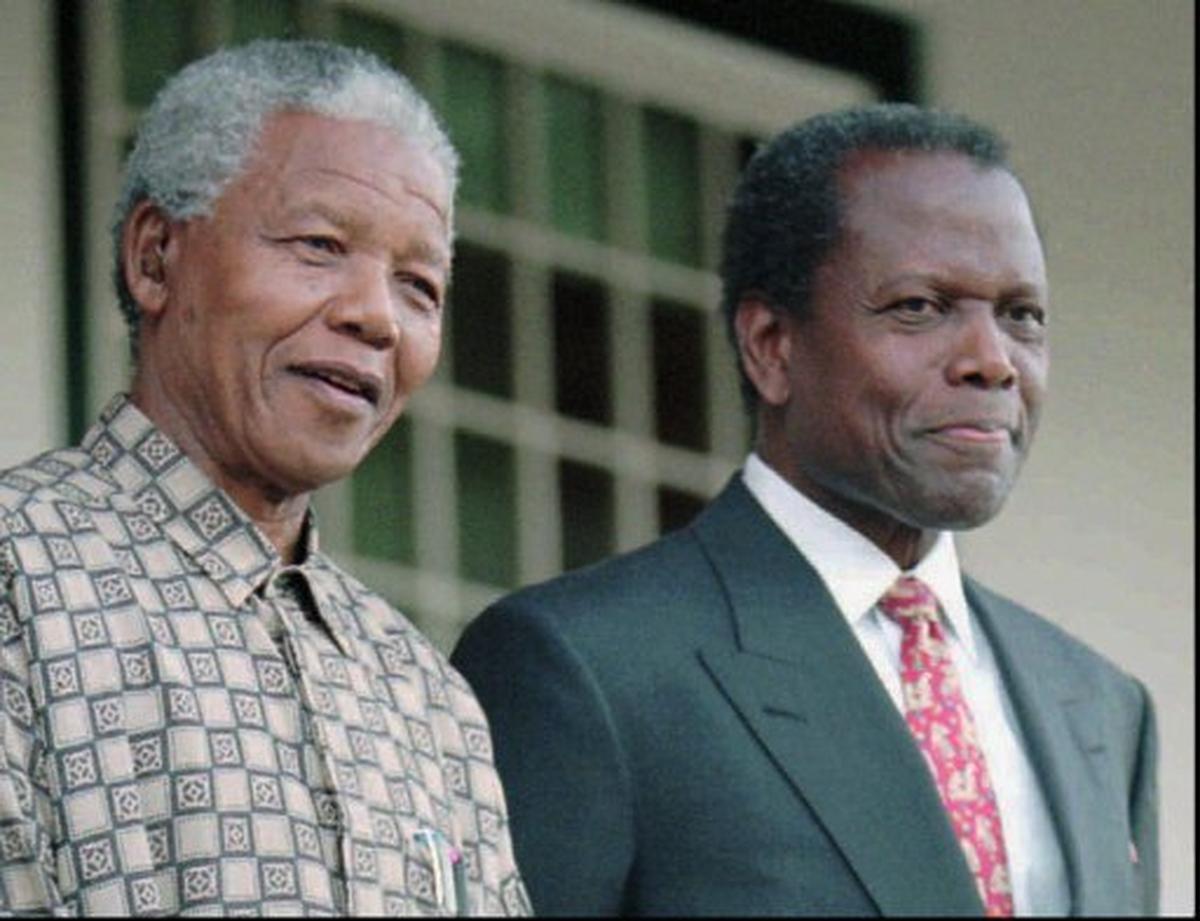 SOUTH AFRICA POITIER MANDELA