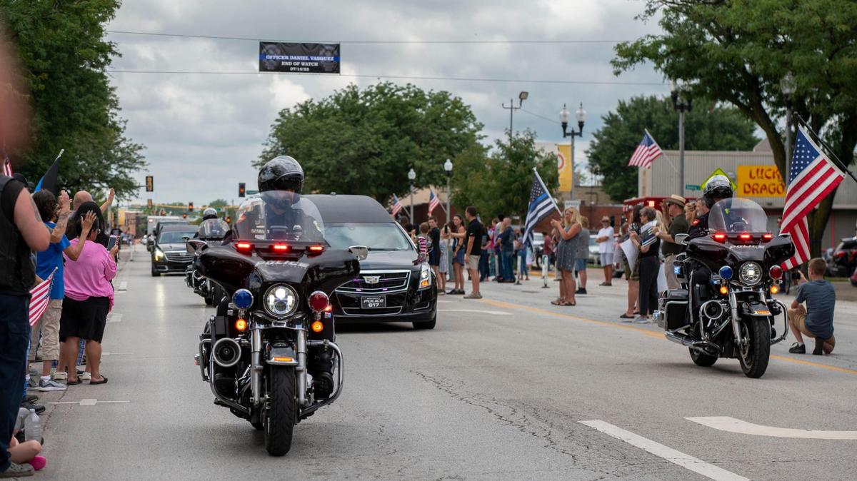  In both Missouri and Kansas, pedestrians and drivers have to yield the right-of-way to any vehicle which is a part of an organized funeral procession.