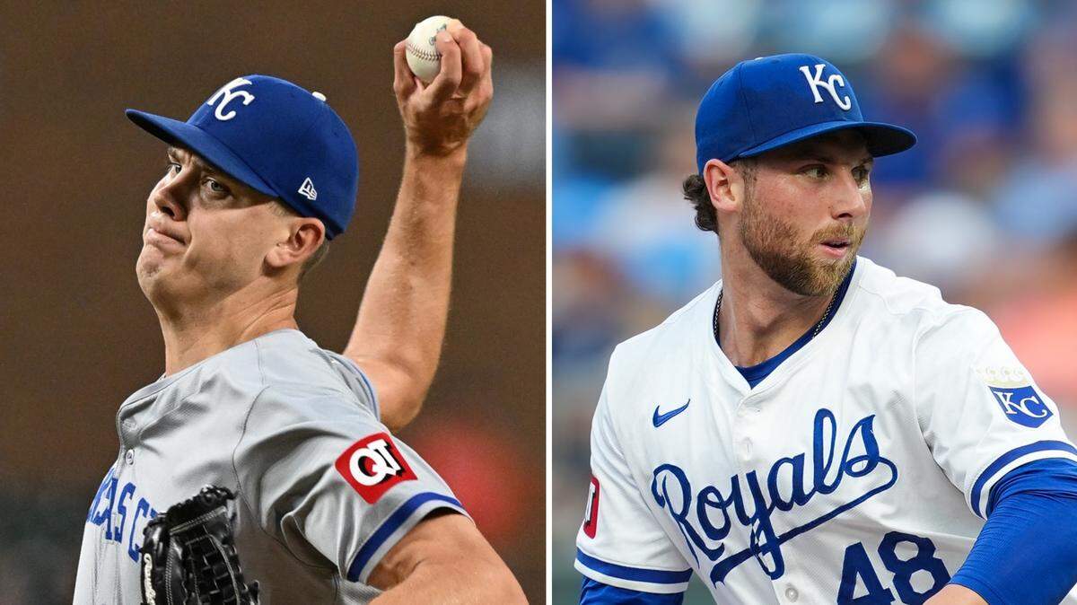 Kansas City Royals pitchers James McArthur, left, and Alec Marsh are working their way toward full health as spring training wraps up and the season opener approaches.