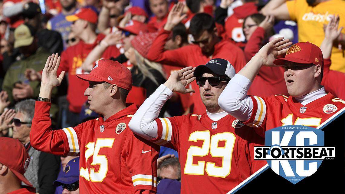 Kansas City Chiefs fans do the tomahawk chop during the second half of an NFL football game against the Minnesota Vikings in Kansas City, Mo., Sunday, Nov. 3, 2019.