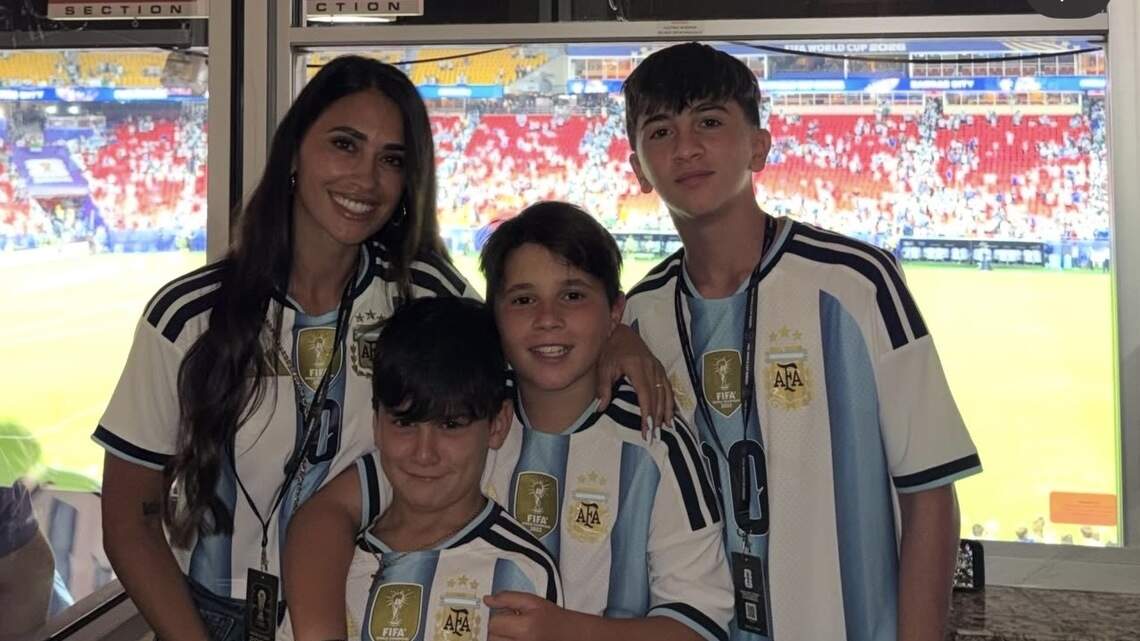 ‘A goal each’: Lionel Messi’s 3 sons watched Dad score World Cup hat trick in KC