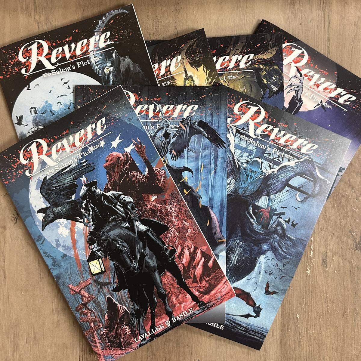 Ed Lavallee, founder of Crash Comics, work spans multiple genres, including titles such as “Revere,” “Pop Star Assassin,” “Archeon,” and the graphic novel “Evolution Cop,” created with local artist Rudy Garcia.