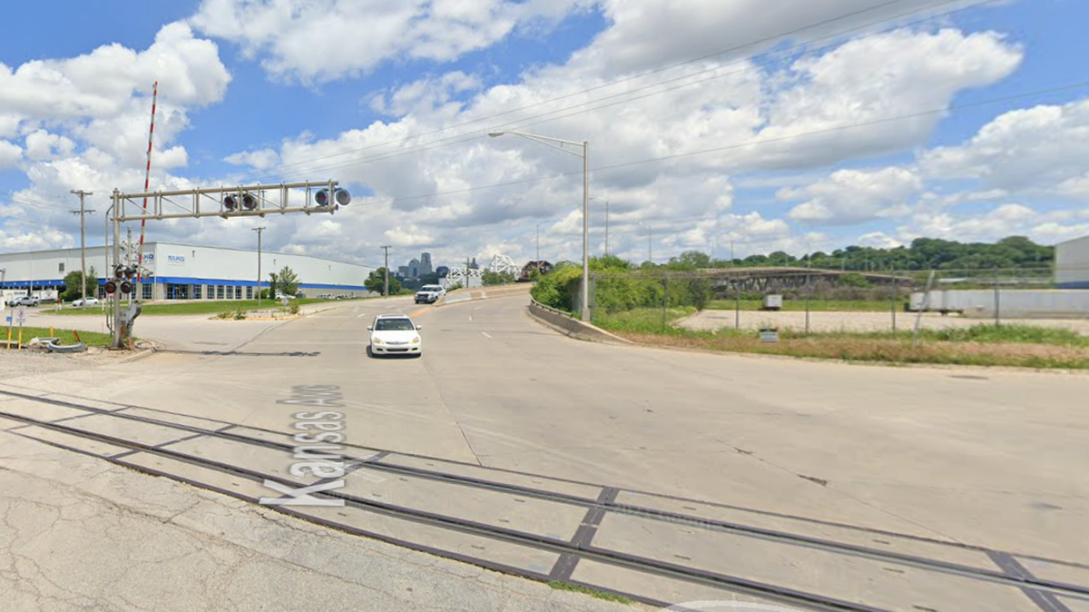 A person died after police found him fatally shot inside a vehicle early Sunday in Kansas City, Kansas. This Google Maps Street View image shows the area in June 2021.