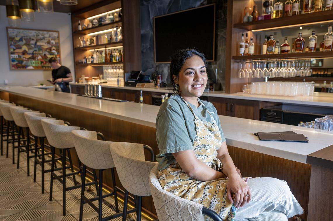 Swetha Newcomb, chef/owner at Of Course Kitchen & Co., is nominated for a James Beard Award for Best Chef Midwest. In 2023, Newcomb, 31, opened her restaurant featuring South Asian-inspired cuisine in the Bluhawk shopping center, 7753 W 159th St., in Overland Park.
