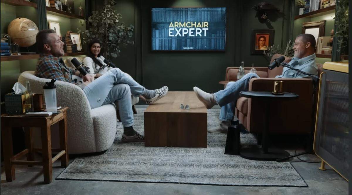This episode of “Armchair Expert” with Brad Pitt has one million YouTube Views in the last week.