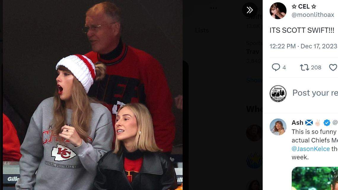Scott Swift, Taylor Swift’s father, attended his first Chiefs game with his daughter on Sunday, making a lot of her fans very happy to see him.