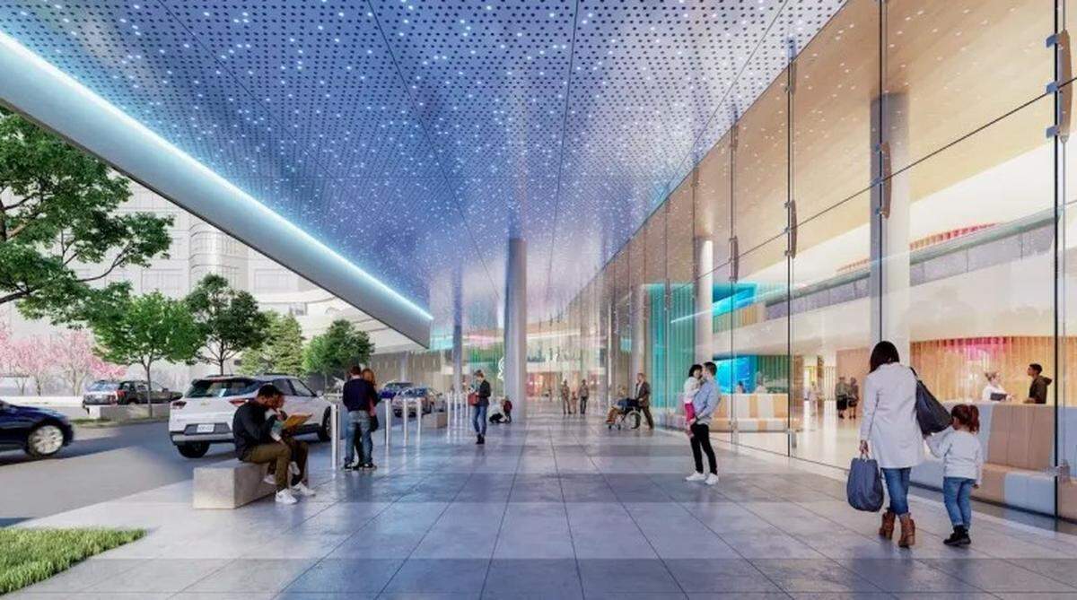 Hospital officials hope the new tower will open in 2031. (Provided)