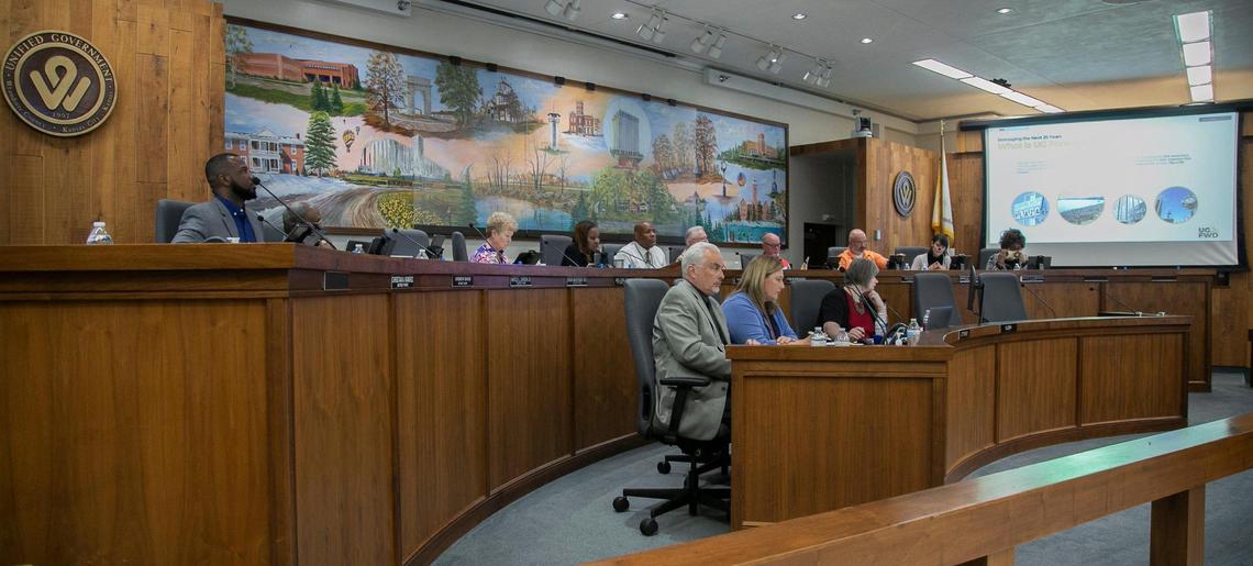The Wyandotte County commissioners meeting Thursday, September 15, 2022.