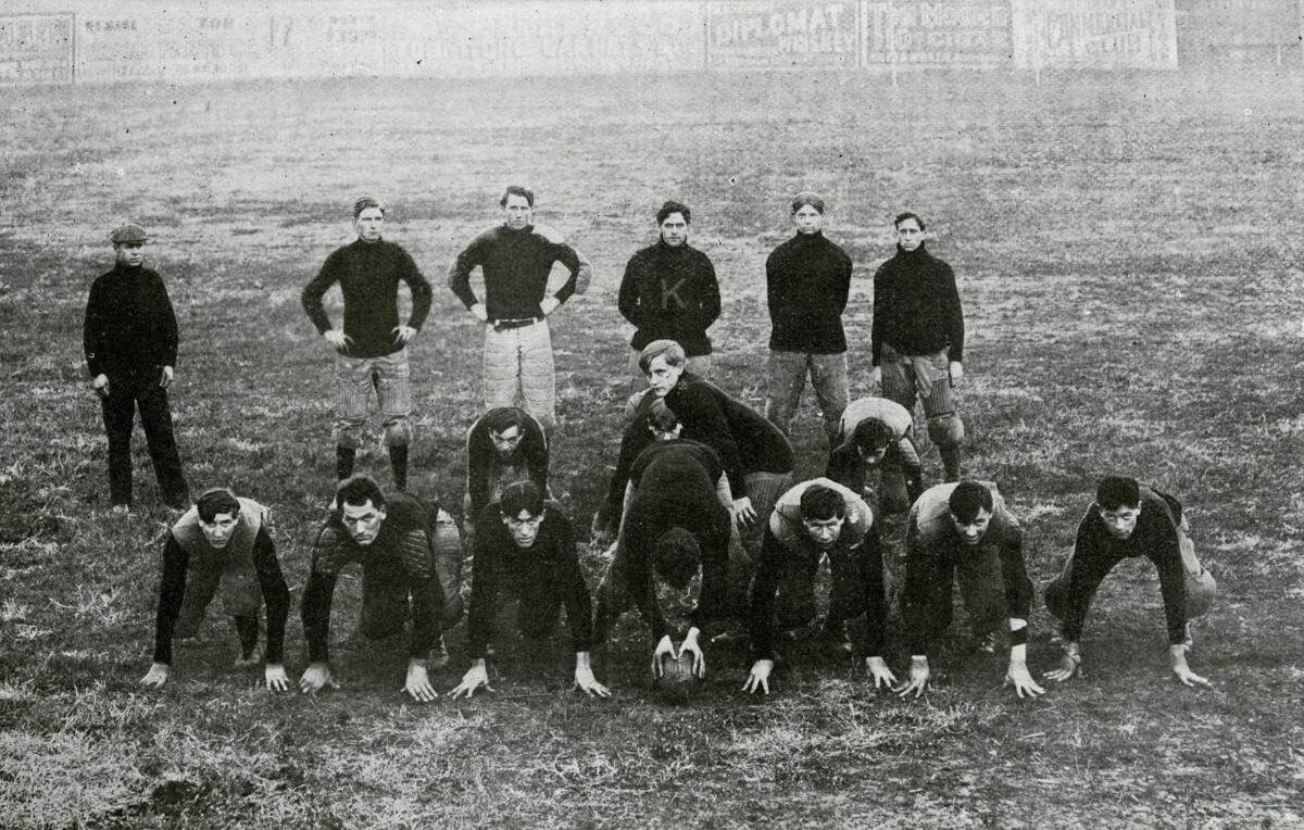 The 1905 Manual High School football team. KANSAS CITY PUBLIC LIBRARY