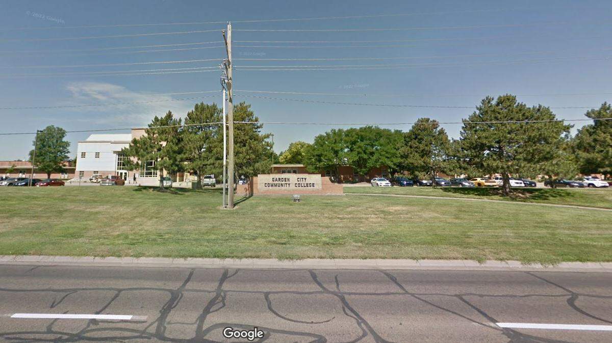 Students and staff were told to stay away from the Garden City Community College in Garden City in southwest Kansas Thursday morning as policed searched building by building for a possible active shooter on campus. This Google Maps Street View image of the area is from 2019.