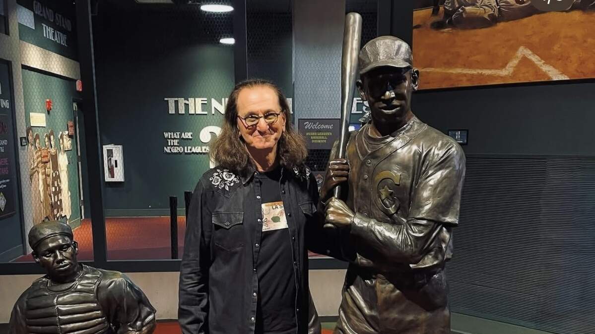 Canadian rocker Geddy Lee, lead singer of Rush, visited the Negro Leagues Baseball Museum on Saturday. Nearly two decades ago, Lee bought a collection of autographed baseballs he donated to the museum. The collection has since expanded.