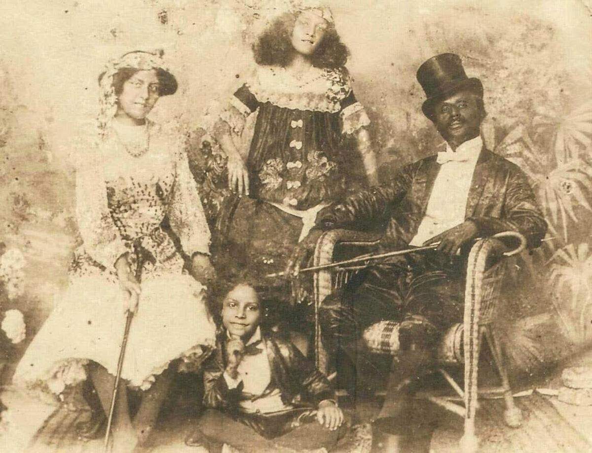 Arthur A. Anderson and his children
