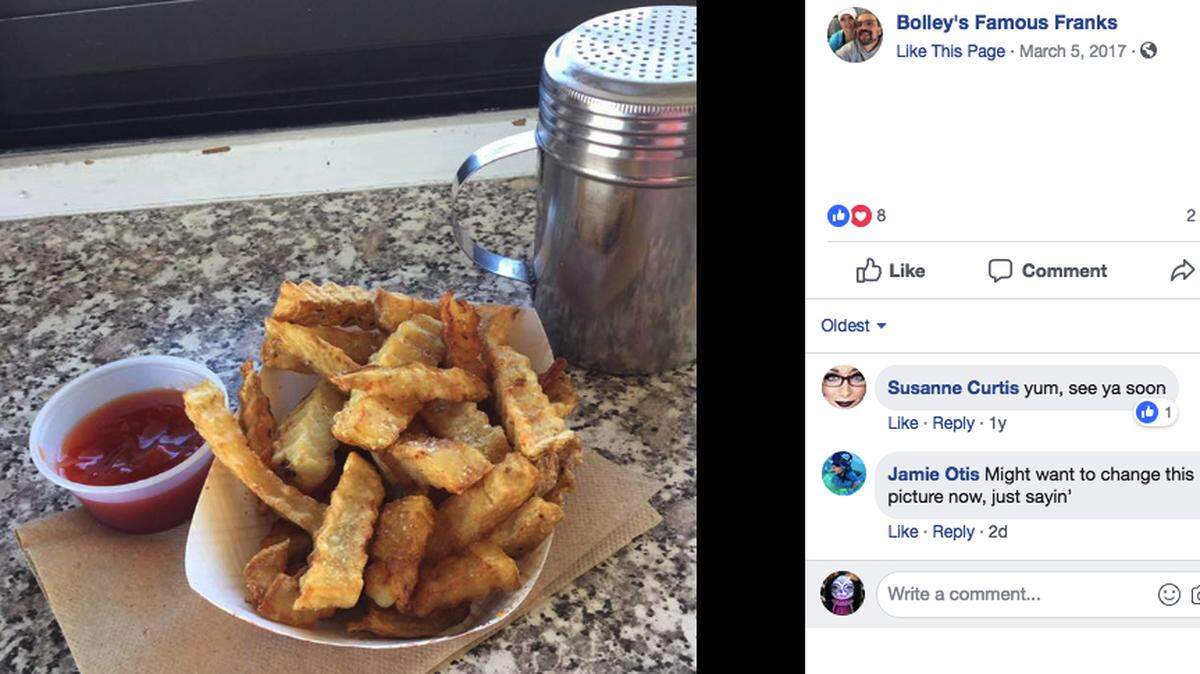 Bolley’s Famous Franks in Waterville, Maine, made a change to its menu that got customers so angry and threatening it had to release an official statement. The diner replaced crinkle cut French fries with straight cut.