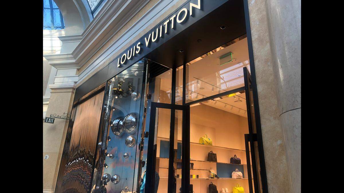 It appeared to one Vegas visitor that there was a Louis Vuitton store on nearly every block of the city.